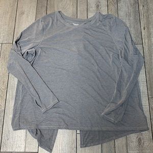 NWOT open back long sleeve